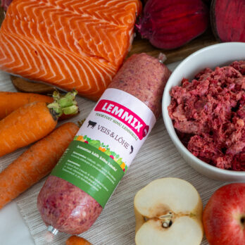 Lemmixi koerte toortoit Veis ja lõhe