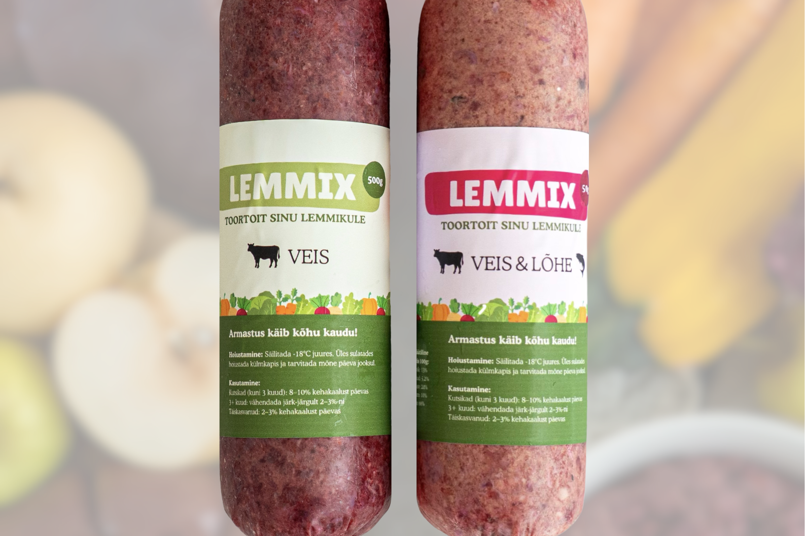 Koerte toortoidu kombo