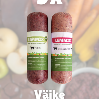 Koerte toortoidu kombo