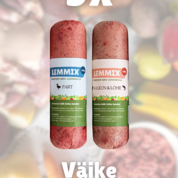 Koerte toortoidu kombo