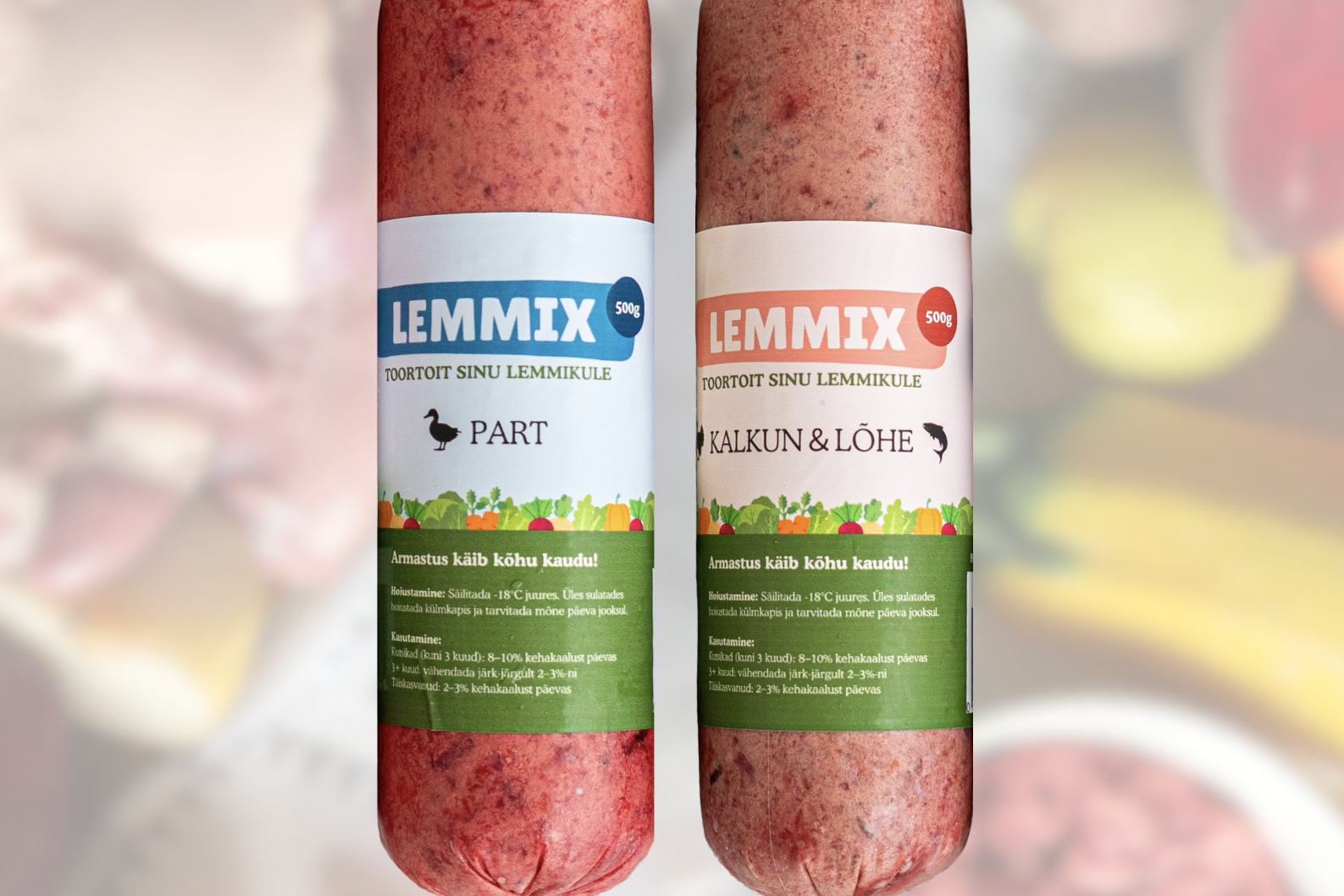 Koerte toortoidu kombo